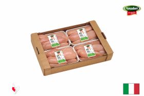 HUHN BRUST DOPPELT M/KN.  FREILANDHUHN