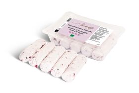 BIO ZIEGENFRISCHKÄSE-ROELLCHEN PREISELBEERE WACHOLDER 5X100 GR